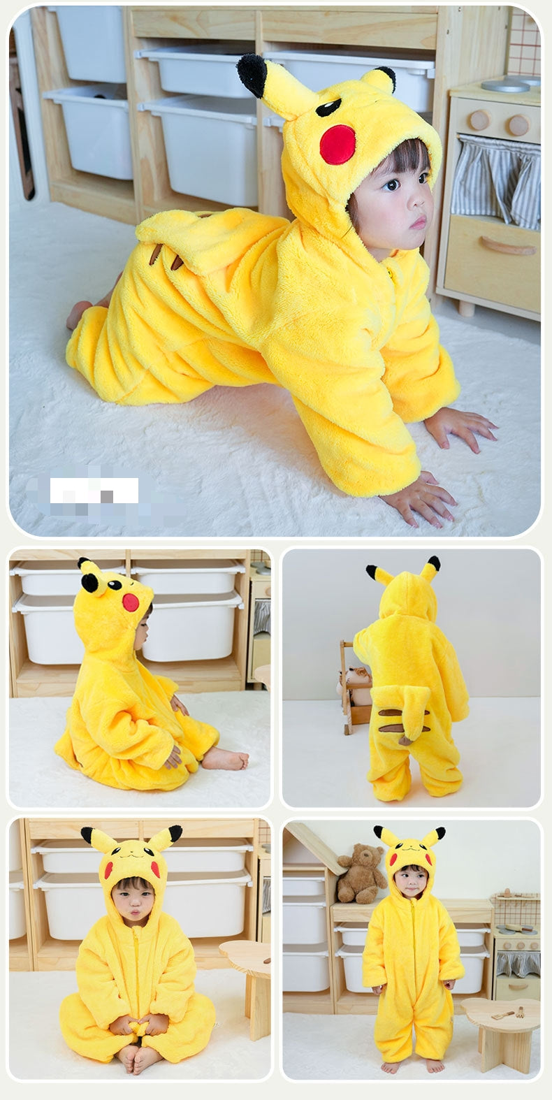 SnuggleBeasts Zip-Up Romper Collection