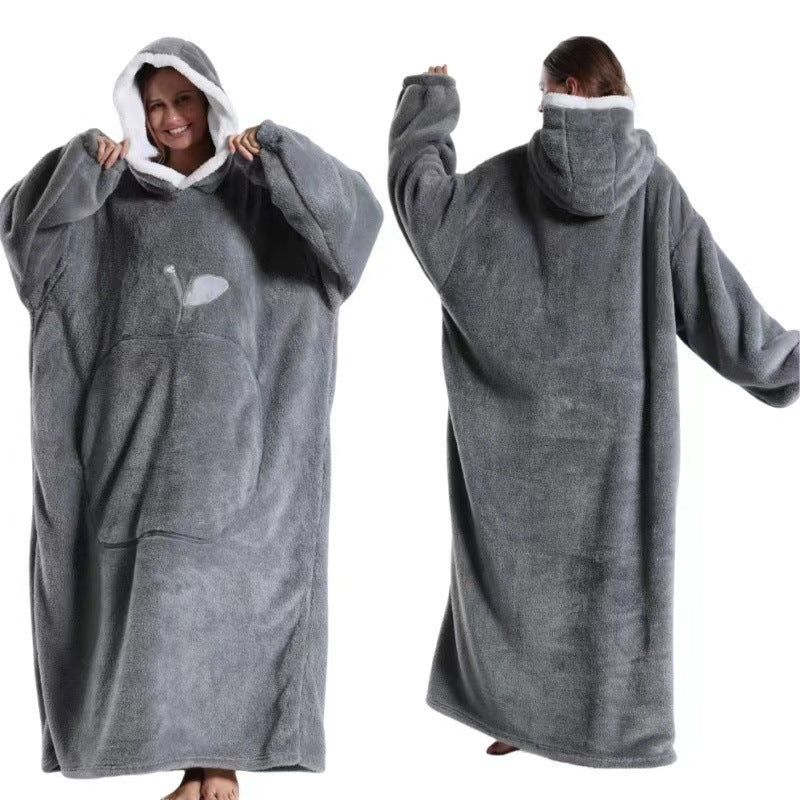 CozyCore Apple Robe Hoodie