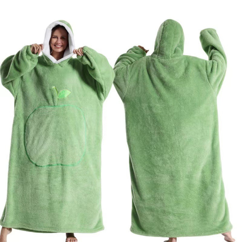 CozyCore Apple Robe Hoodie