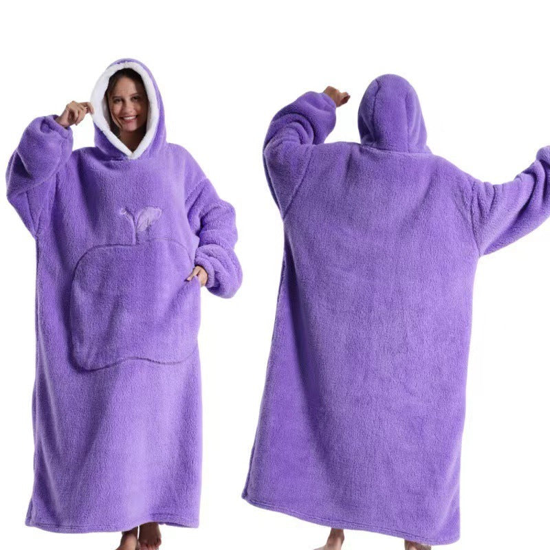 CozyCore Apple Robe Hoodie
