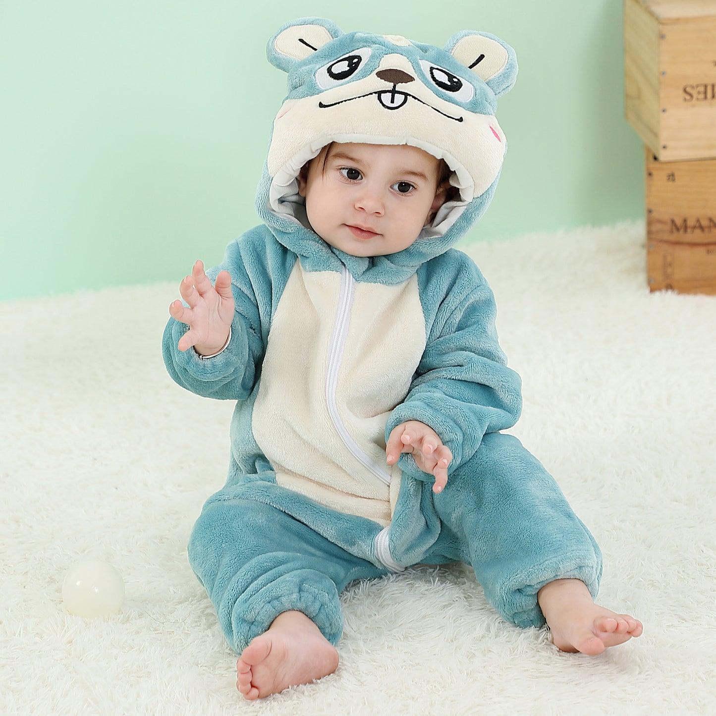 CozyCritters Plush Romper Series