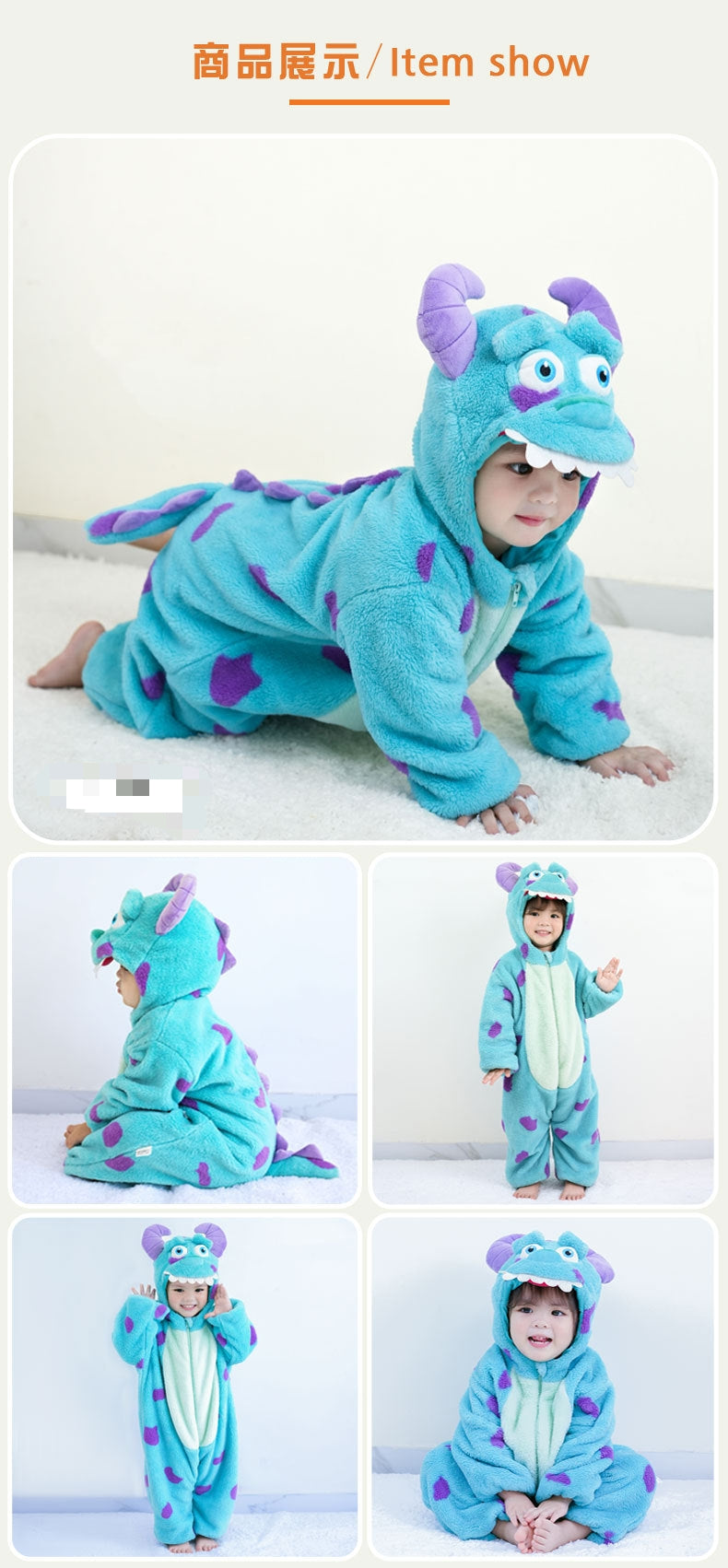 SnuggleBeasts Zip-Up Romper Collection