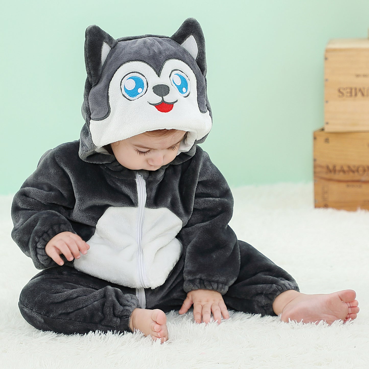 CozyCritters Plush Romper Series