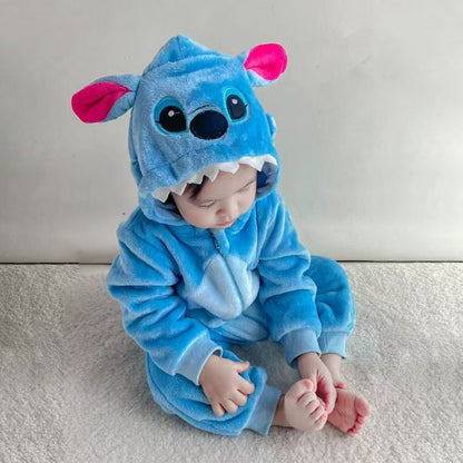 SnuggleBeasts All-Season Plush Rompers
