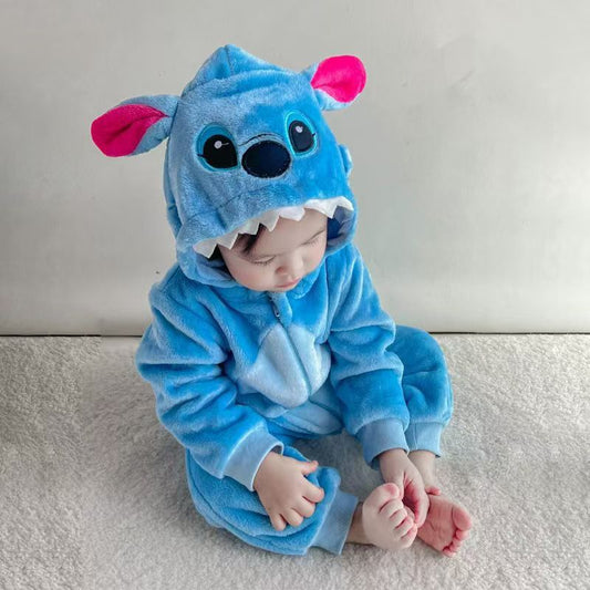 SnuggleBeasts All-Season Plush Rompers